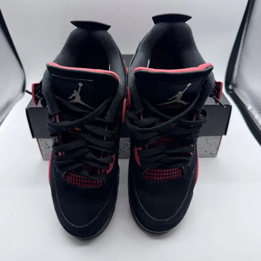 Air Jordan 4 Retro Red Thunder/Black, Size 9, CT8527-016